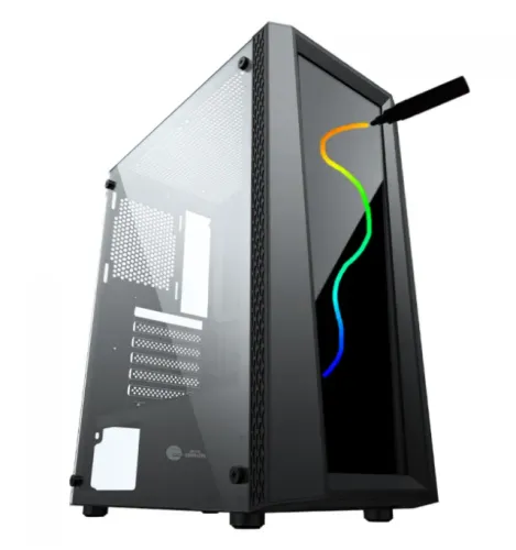 Gabinete gamer, novo, lacrado, 1 fan, vidro temperado, personalizável!
