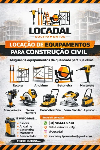 Locação De Andaimes / Escoras / Martele. Construção / Reforma.