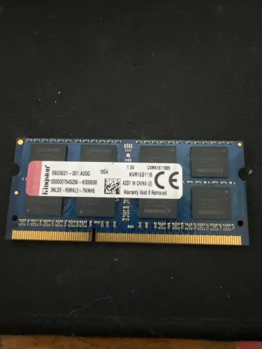 Memória Kingston DDR3 8Gb 1600mhz