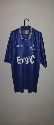 Camisa Cruzeiro Finta 1996 ENERGIL C- Marcelo Ramos - todos detalhes pintados
