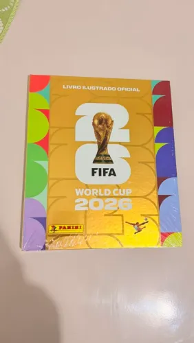 Todas as figurinhas para completar álbum da Copa Mundo 2026, mais album golden Panini.