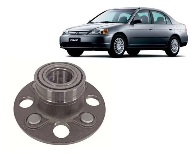 Cubo Roda Traseiro C/rolamento Civic 2001 2002 2003 2004 2005 2006 S/abs
