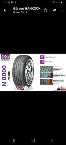 Pneu novo 245/45r20 Nexen N8000(evoque)