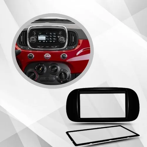 Moldura Painel Fiat 500 2din - Epx214