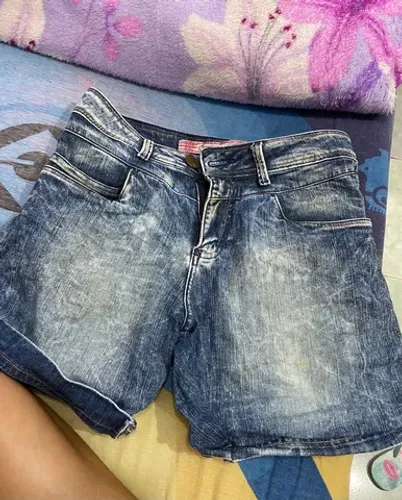 Short dzarm jeans