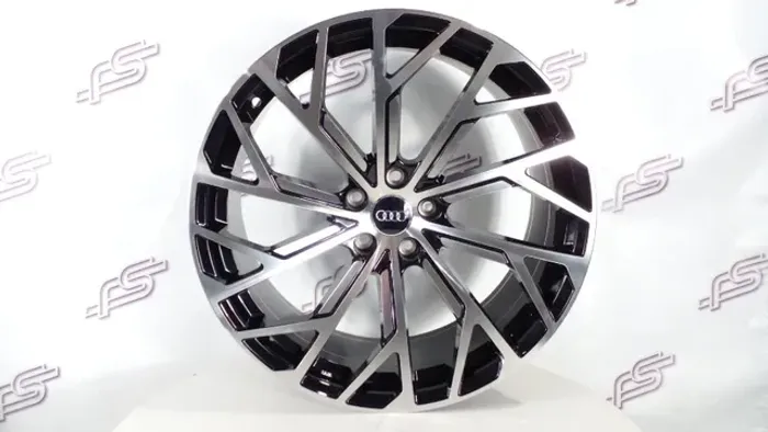 Rodas Audi A8 Preto Diamantado 5x112 - 19x8,5