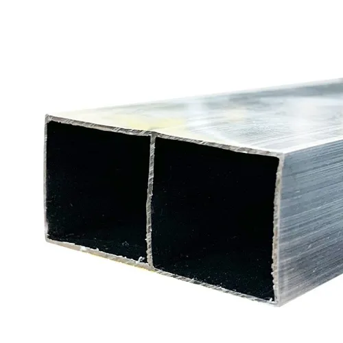 Régua de Alumínio Bitubular para Pedreiro 5,08cm x 2,54cm Libra 2,5 Metros