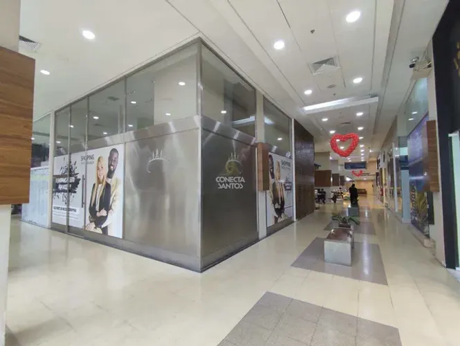 Loja em Shopping no Gonzaga em Santos, Cod: 83 MMS