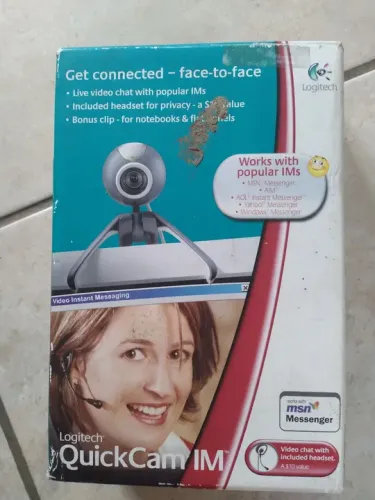 Webcam Logitech QuickCam IM - Videochamadas