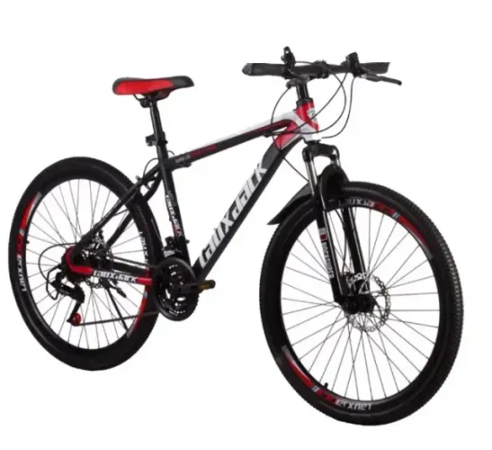bicicleta bike mountain jk6601 aux jack aro 26- vermelho com preto