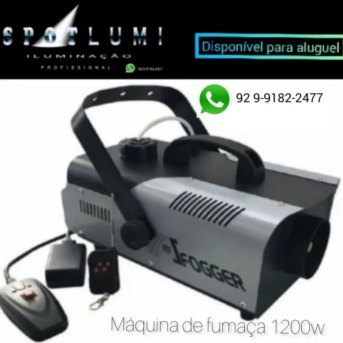 Alugo Maquina de fog machine iluminação festa buffet aniversário igreja haloween
