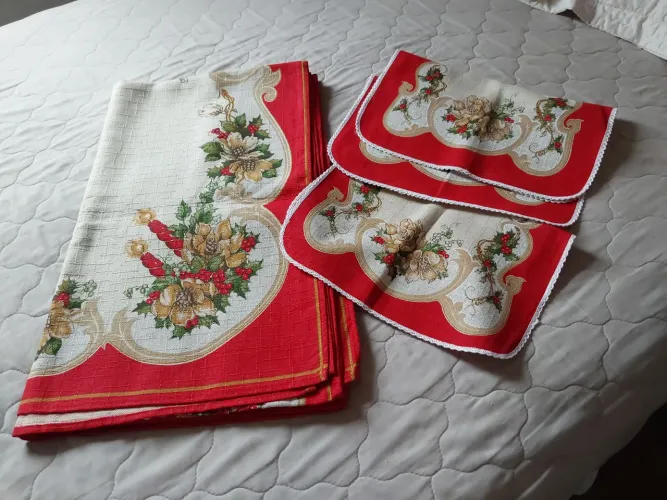 Toalha de mesa natalina