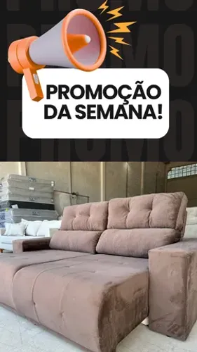 sofa retratil e reclinavel com entrega rapida 