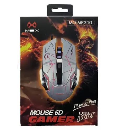 MOUSE GAMER MOX PRETO OU BRANCO