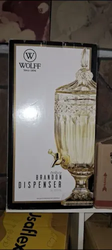 Wolff Brandon Dispensador de Cristal  Âmbar 