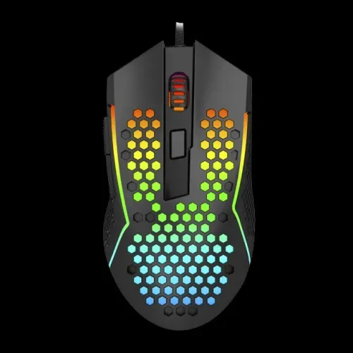 Mouse Gamer Redragon Reaping Black M987-K RGB 6 Botões 12400DPI - WZetta
