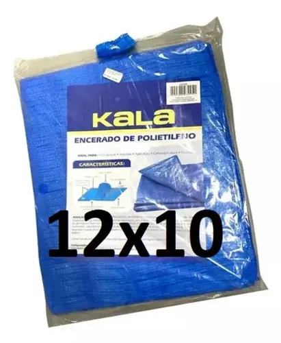 lona encerado polietileno 12mx10m 350966 kala 100 micra