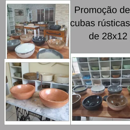 Cubas rústicas de 28x12 - Promoção!