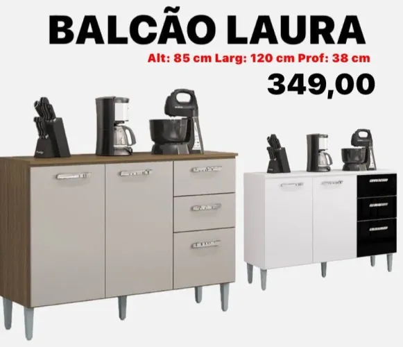 Balcão Laura- ENTREGA HOJE!!