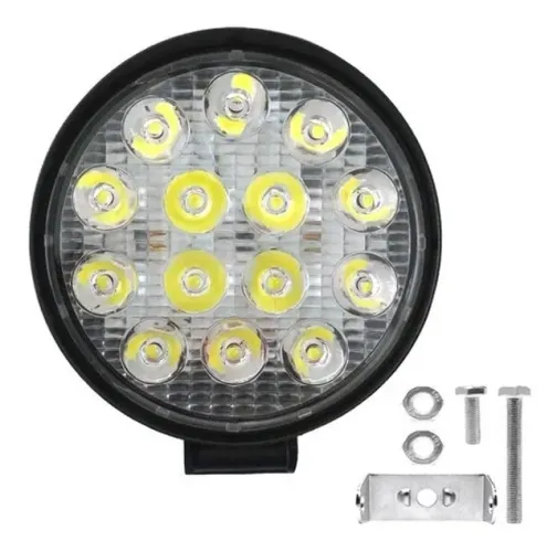 Farol de Led Auxiliar 12v/24v 42w 6000K unidade