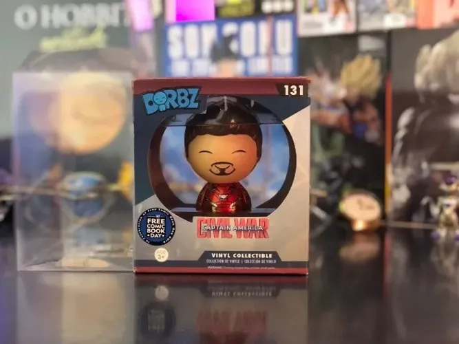 tony stark dorbz n° 131 - marvel funko original / de colecionador / pronta entrega rápida