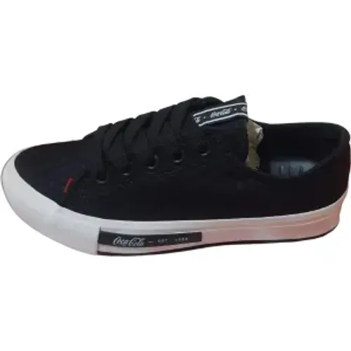 Tênis Adulto Unissex | Marca Coca-Cola | Modelo Daytona Classic | N°34 | Cor Preto Origina