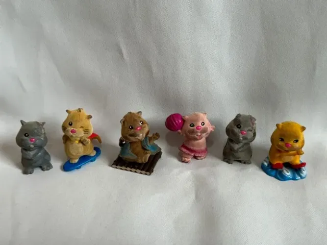6 minis zhu zhu usados