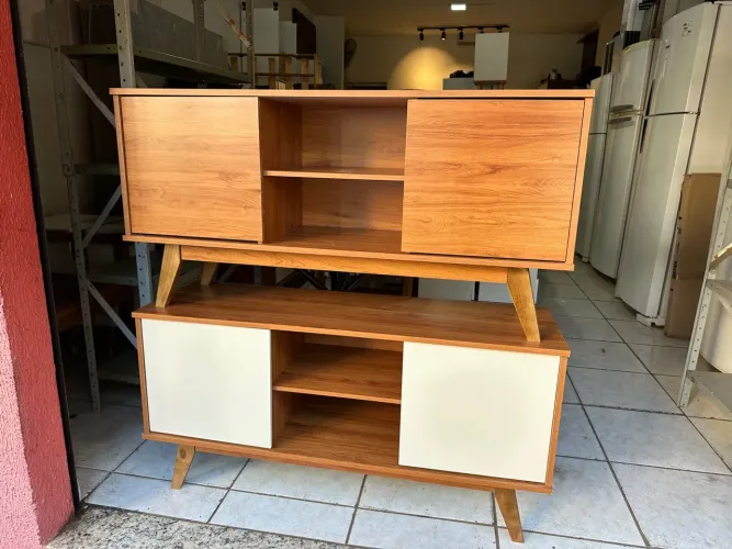Rack Novo moderno com design retrô - Entrego 