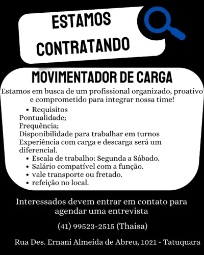 Movimentador de Cargas 