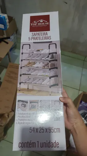 Sapateira 5 Prateleiras Top House - 54x25x95cm