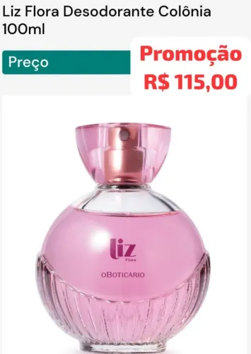 Liz Flora Desodorante Colônia 100ml - O Boticário