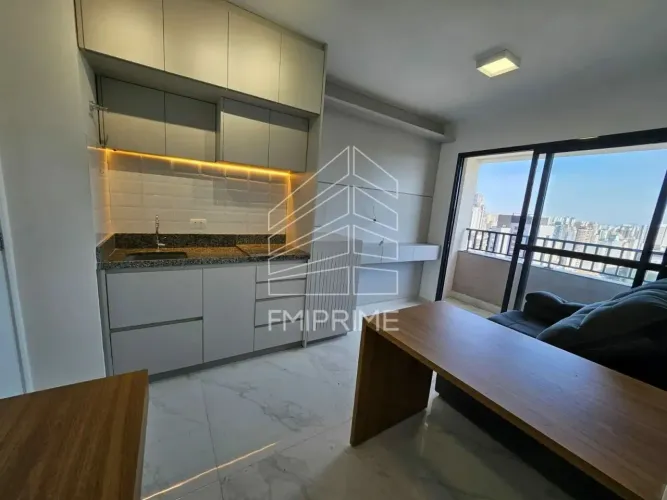 Apartamento para alugar semi mobiliado 28 m², com 1 dormitório em frente ao Allianz Parque