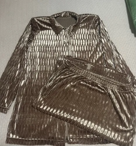 Conjunto de veludo social