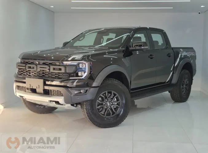 RANGER RAPTOR 3.0 V6 PRETA 2025/2025