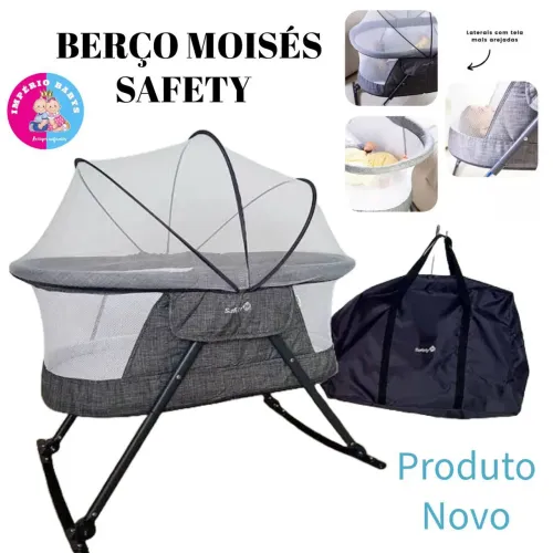 Berço Moisés safety novo 