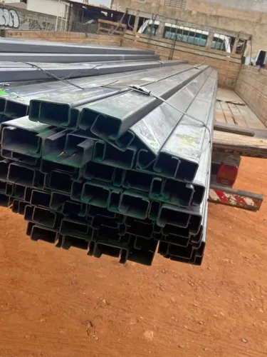 Ideal p/ construção do seu telhado = perfil 75x40x14 barra 6 mts a vista 99,90