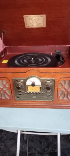 Toca disco Bravo" sete em um" agulha nova