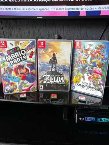 Jogos nintendo switch (valor por cada jogo )