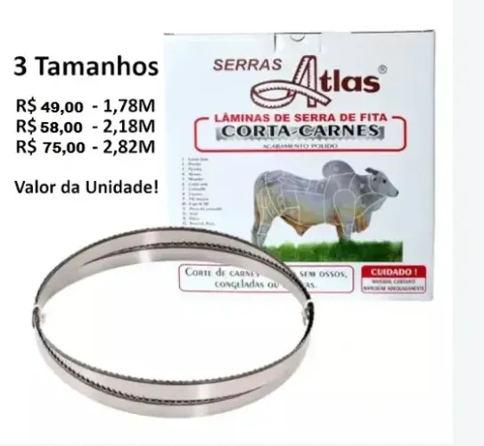 Lamina Para Serra Fita 2,18M ALTAS