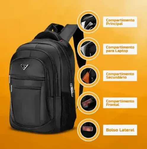 Mochila Notebook Impermeável (Entrega)