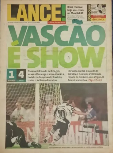Jornal Lance, Vascão É Show 
