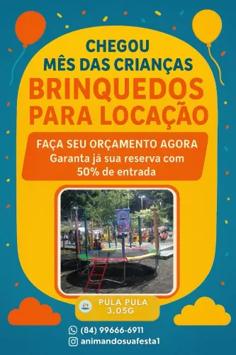 Locação de pula pula 3.05G