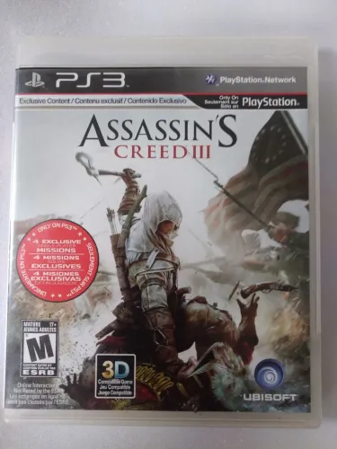 Assassin's Creed 3 Original usado - Para Playstation 3 - PS3 -