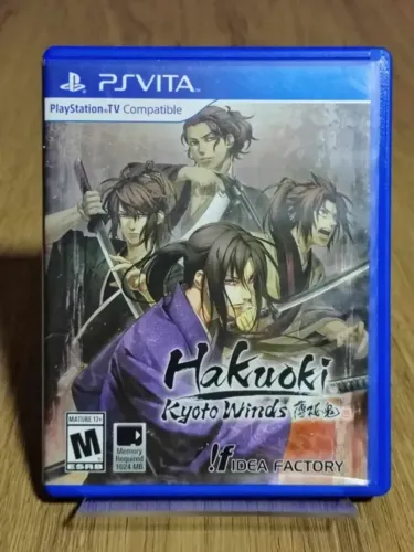 Hakuoki: Kyoto Winds PS Vita. Raro. Em excelente estado.
