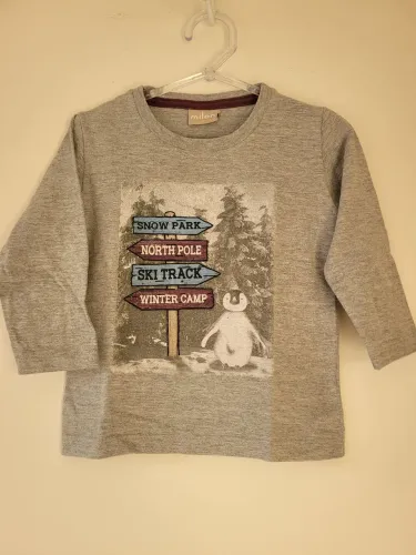 Camisa Manga Longa Infantil Milon