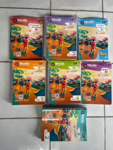 Livros 9º ano editora trilhas