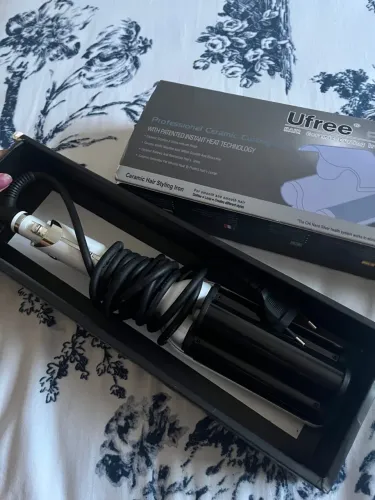 Tri ondas de Cabelo Ufree Ceramic Curling Iron