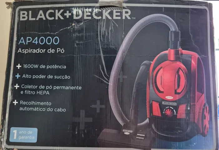 Aspirador de pó Black+Decker 1600W