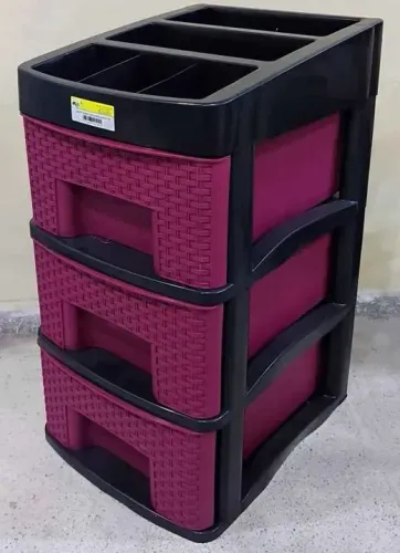 Gaveteiro de Plástico 3 Gavetas - Organização e Estilo