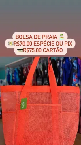 Bolsa de praia com nécessaire